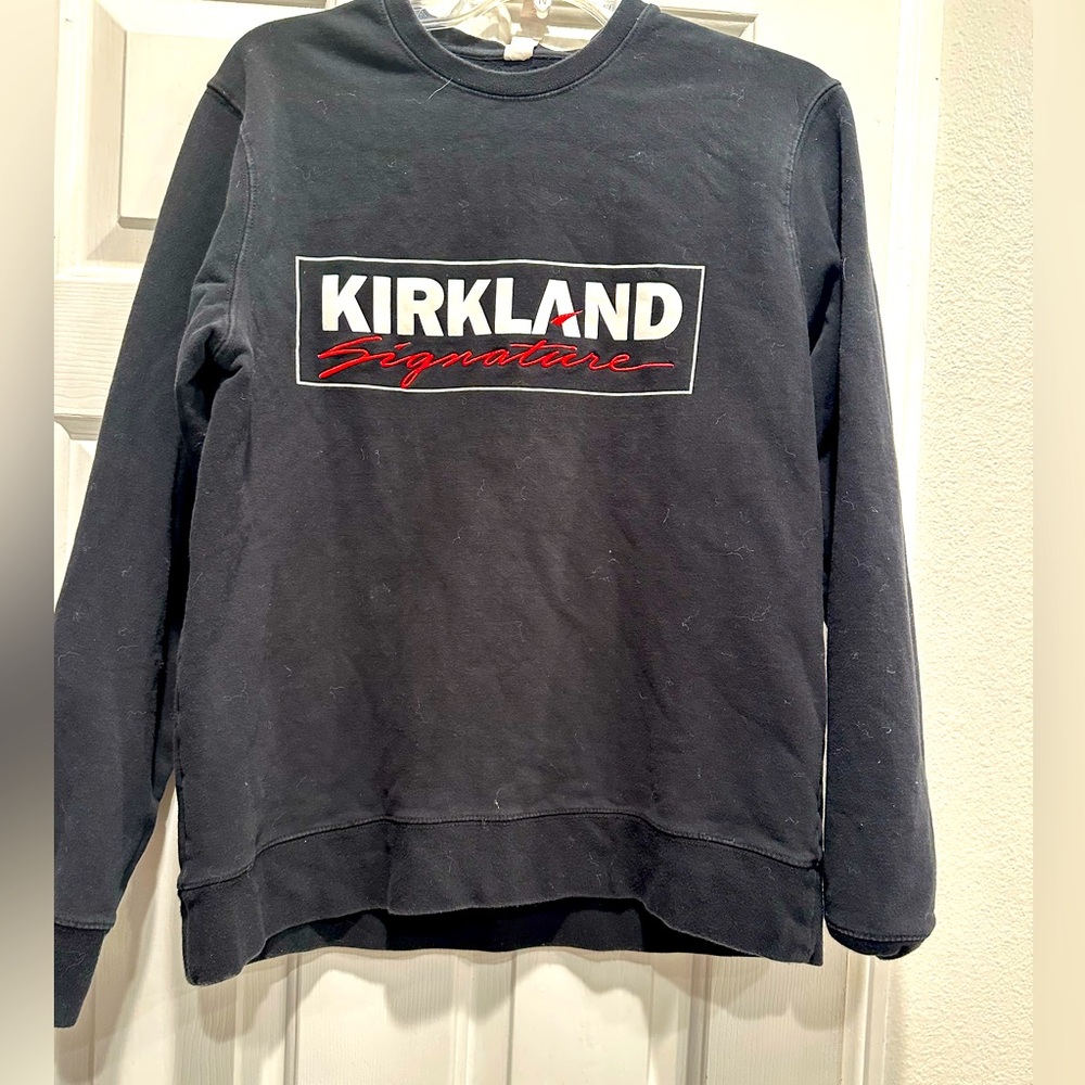 Kirkland Signature Black Crewneck Sweater
